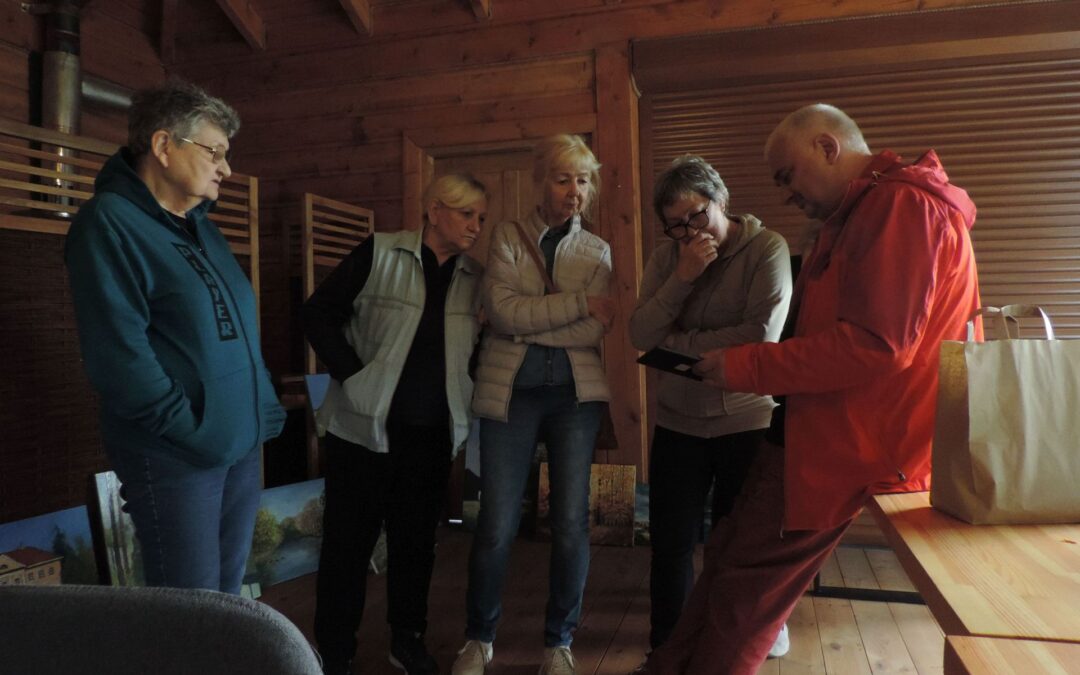 Plener malarski w ramach zadania pod wspólnym tytułem „Łódzkie, warte utrwalenia i pokazywania”