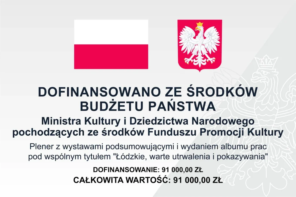 Plakat informacyjny o finansowaniu zadania