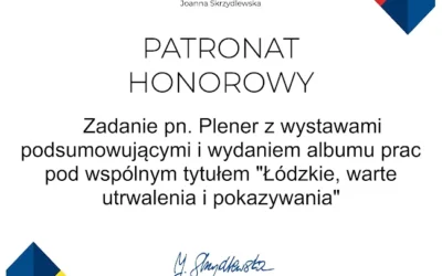 Serdeczne podziękowania dla Pani Joanny Skrzydlewskiej, Marszałka Województwa Łódzkiego