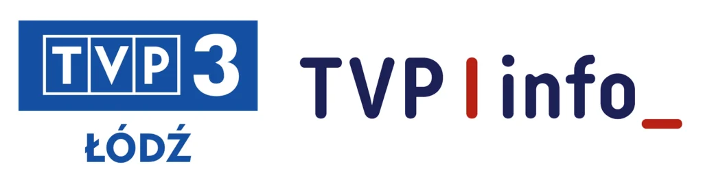 logotypy TVP3 Łódź i TVP Info