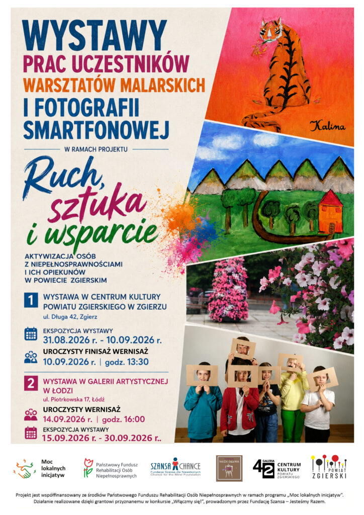 Afisz do wystaw