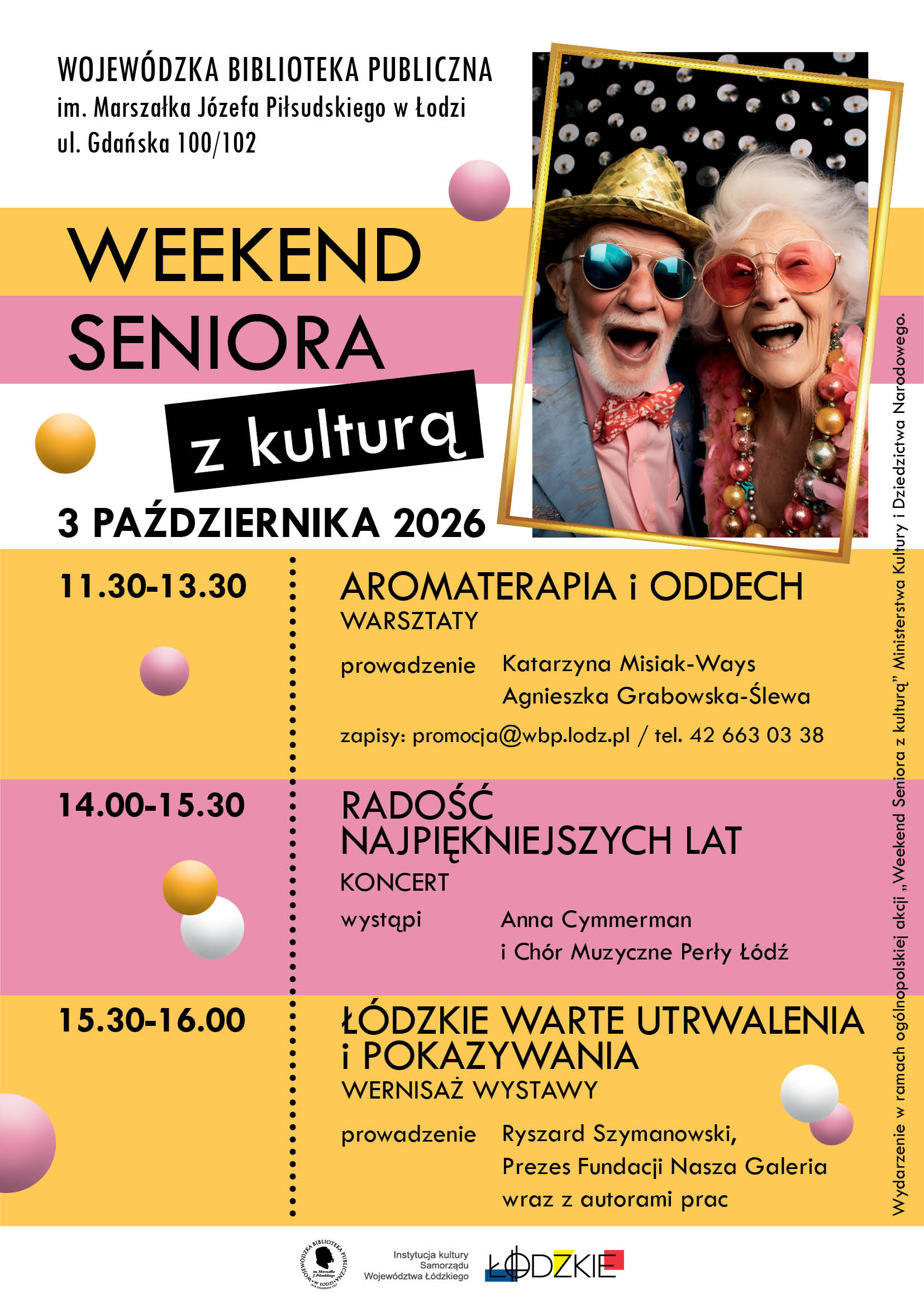 We invite you to Senior Weekend with culture